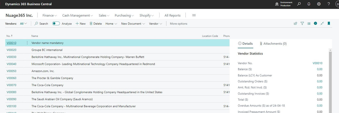 Générateur de données ERP / CRM / BD