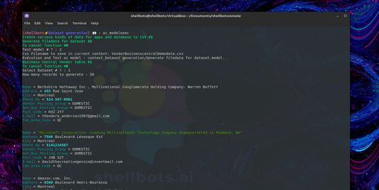Générateur de données ERP / CRM / BD