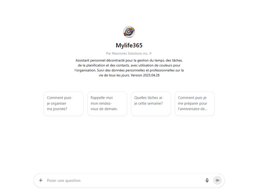Mylife365 : votre assistant personnel complet !