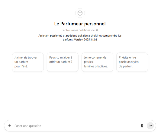 Le Parfumeur personnel
