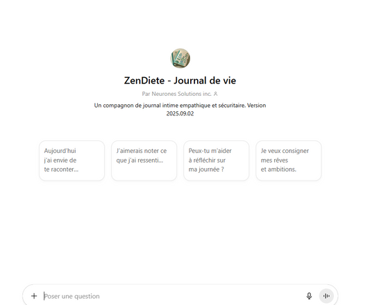 Zendiète - Journal de Vie