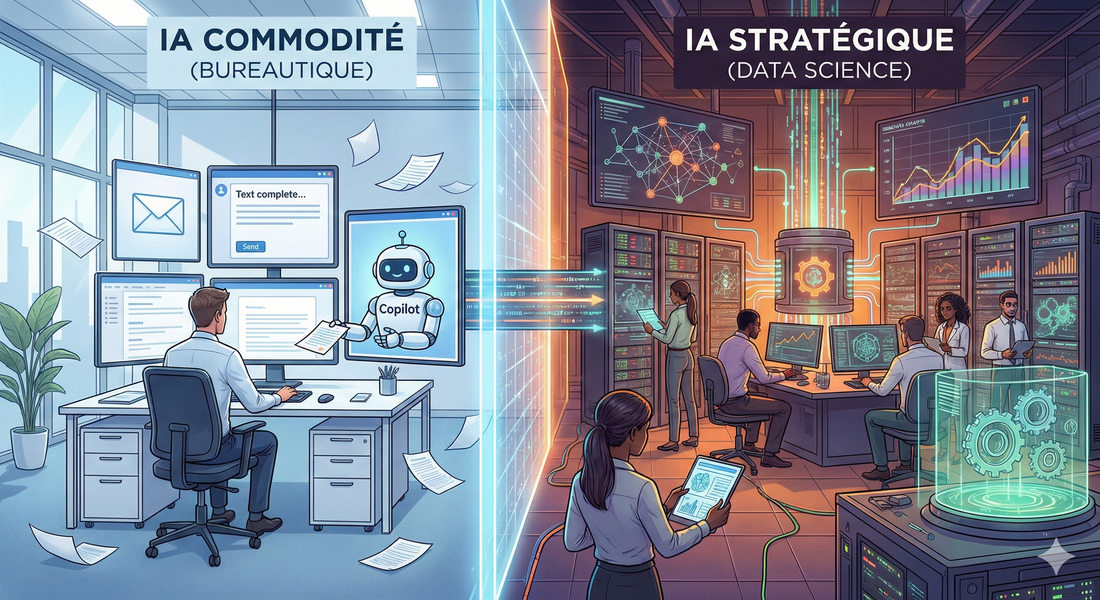 L'illusion de l'intelligence : L'IA bureautique est-elle un leurre face à la "vraie" Data Science ?