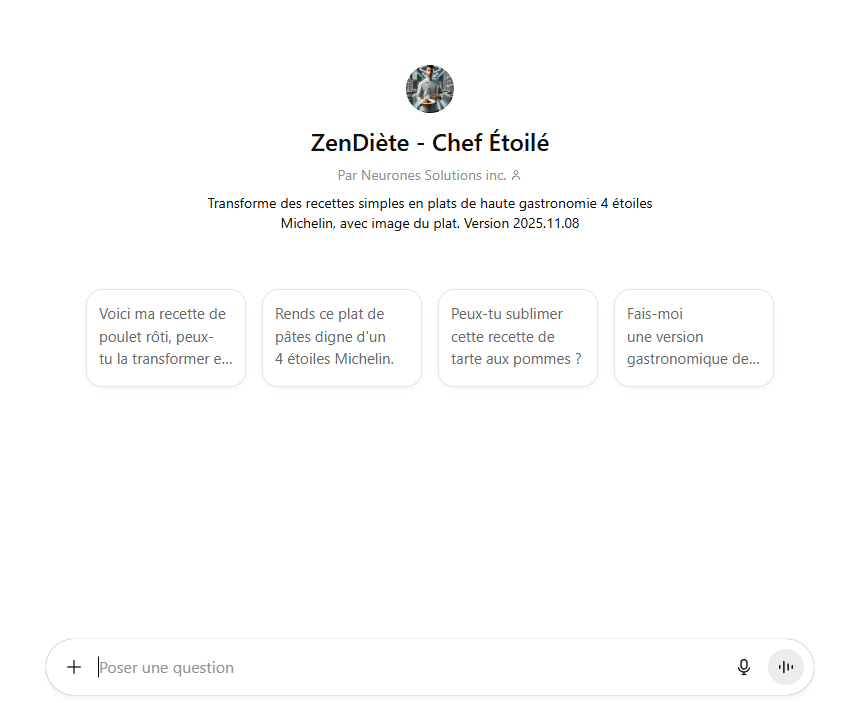 ZenDiète - Chef Etoilé