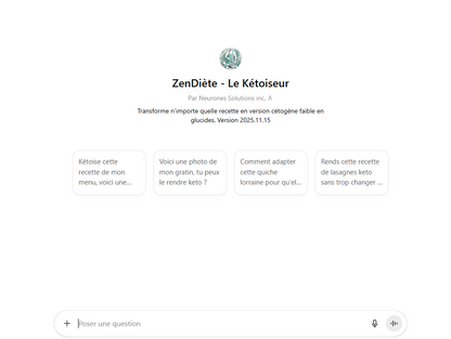 ZenDiète - Le Kétoiseur