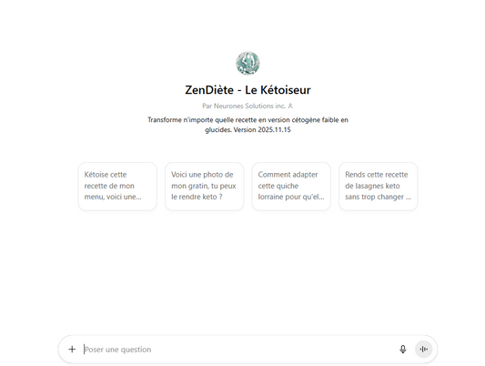 ZenDiète - Le Kétoiseur